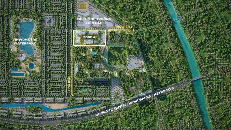 Tổng quan The CityOn là khu căn hộ tại Vinhomes Ocean Park 3