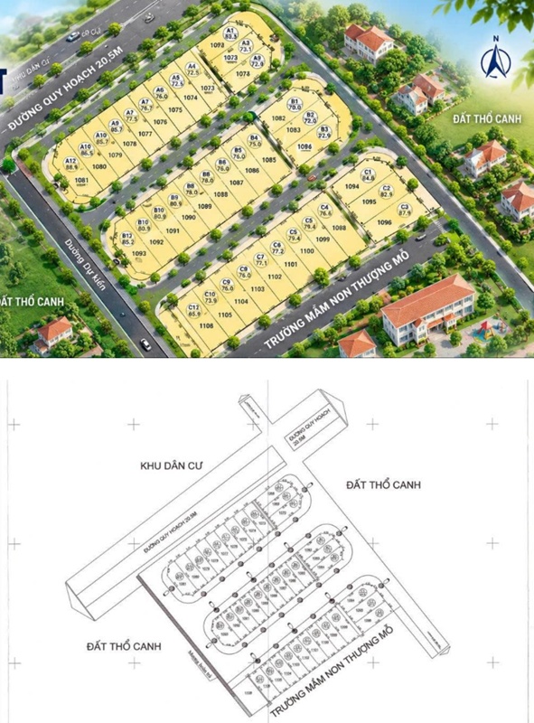 36 thửa đất tại khu X28, thôn Tân Thành, Xã Đan Phượng