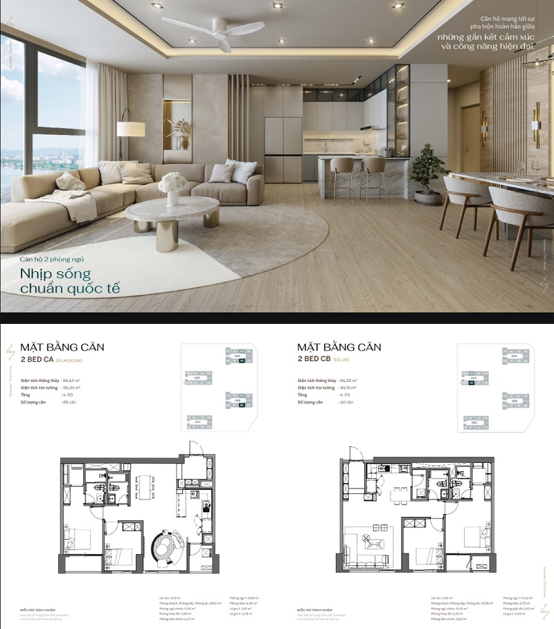 Căn hộ 2 phòng ngủ Starlake The Prime K8 CT1 Xuân Đỉnh Tây Hồ Tây Hà Nội