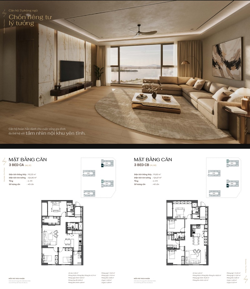 Căn hộ 3 phòng ngủ Starlake The Prime K8 CT1 Xuân Đỉnh Tây Hồ Tây Hà Nội