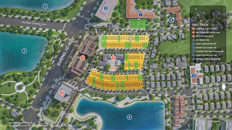 Mặt bằng Central Lakeside Tố Hữu – Taseco Land