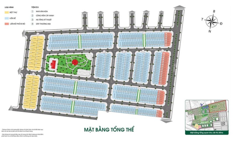 Mặt bằng Hà Nam Green City