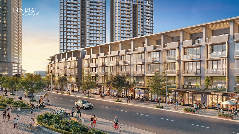 Nhà phố kinh doanh Central Lakeside Tố Hữu – Taseco Land