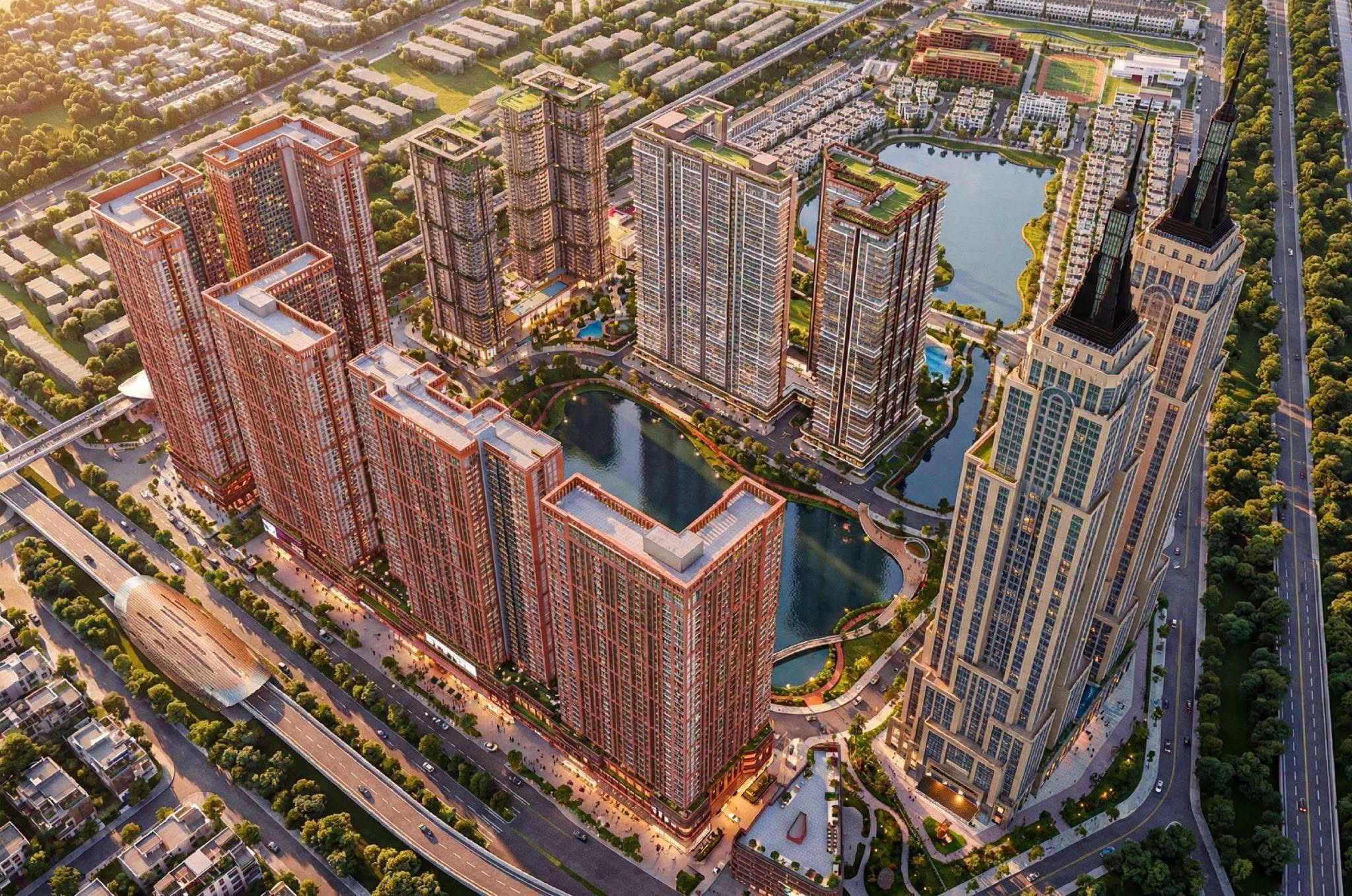 Phối cảnh The InterCentral Hateco Đông Anh mở bán