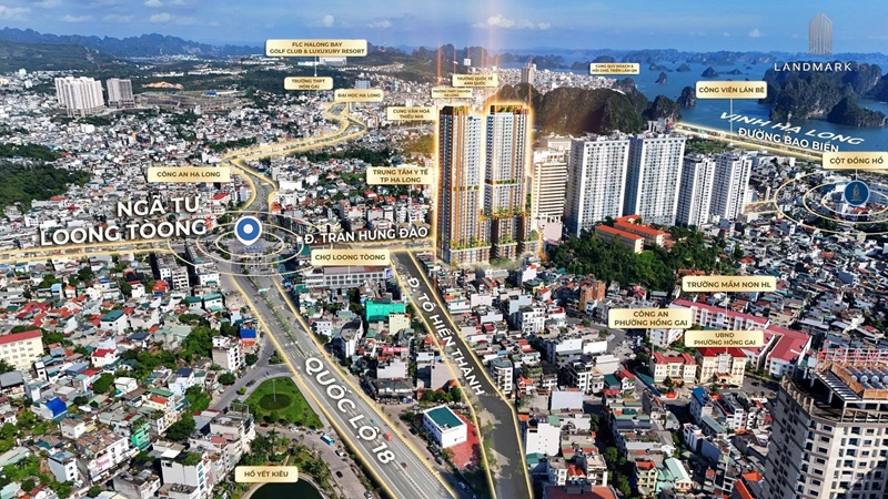 Vị trí căn hộ chung cư Landmark 35 Quảng Ninh mở bán