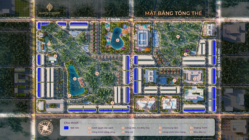mặt bằng Diamond Paragon mở bán